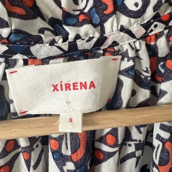 🪁 XiRENA 🪁Red and White Ruffled Blouse - Picture 6 of 6